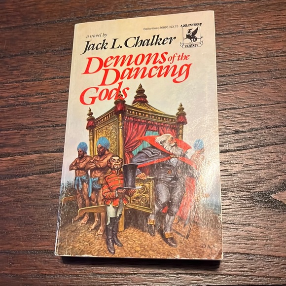 $3 Add-On Fantasy Novel Demons of the Dancing Gods Jack L Chalker Fiction Book - Picture 1 of 3